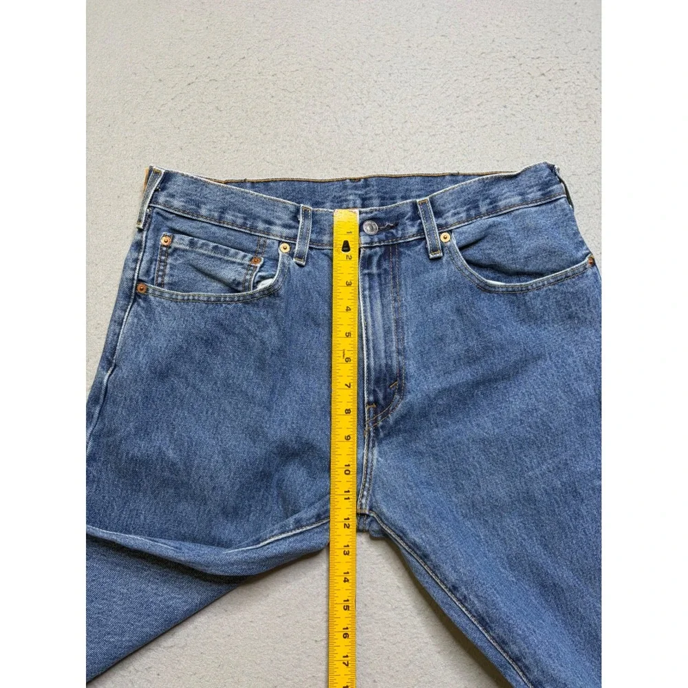 Levi's 517 Jeans Mens 34x32 Blue Bootcut Medium Wash Denim Pants Y2K